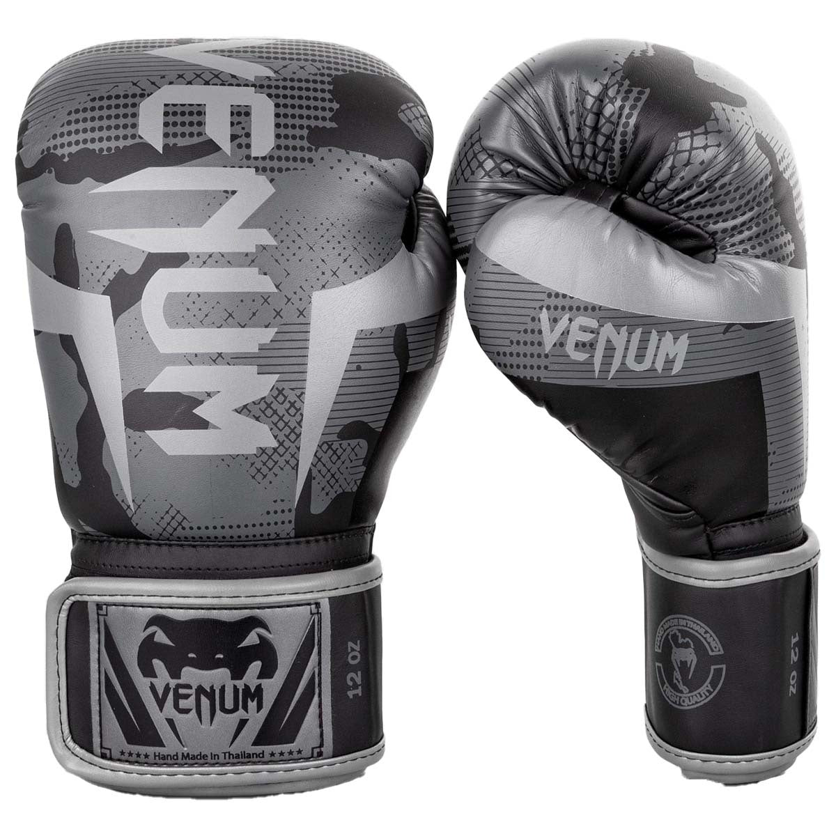 Venum Elite Boxing Gloves Black/Dark Camo