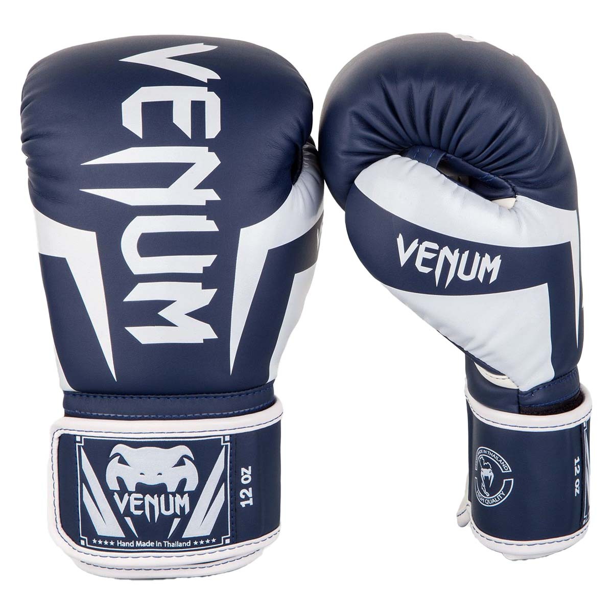 Venum Elite -Boxhandschuhe Marine/Weiß