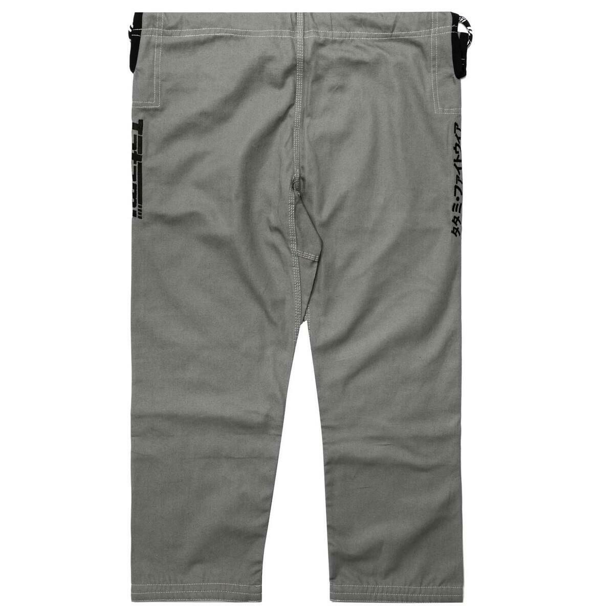 Zwart op grijze tatami vechtkleding estilo zwart label heren bjj gi