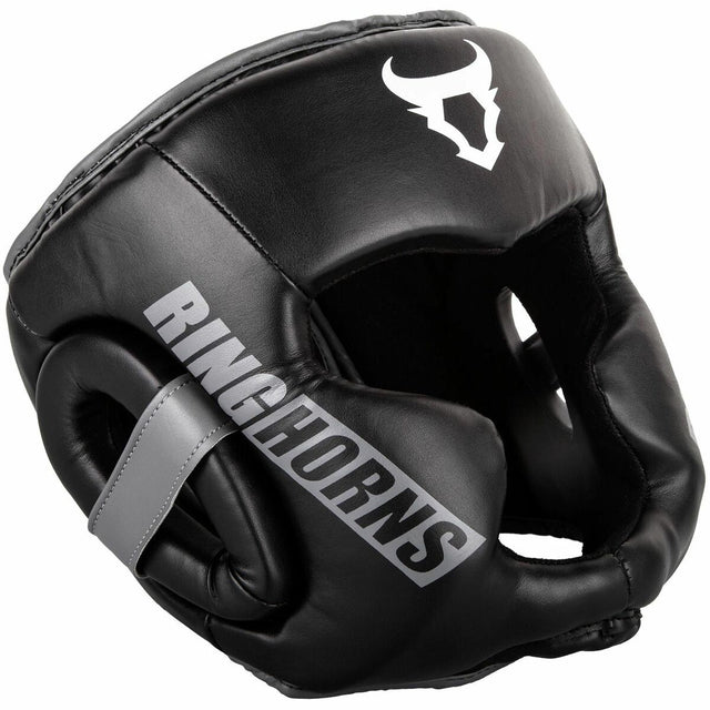 Black/White Ringhorns Charger Headguard