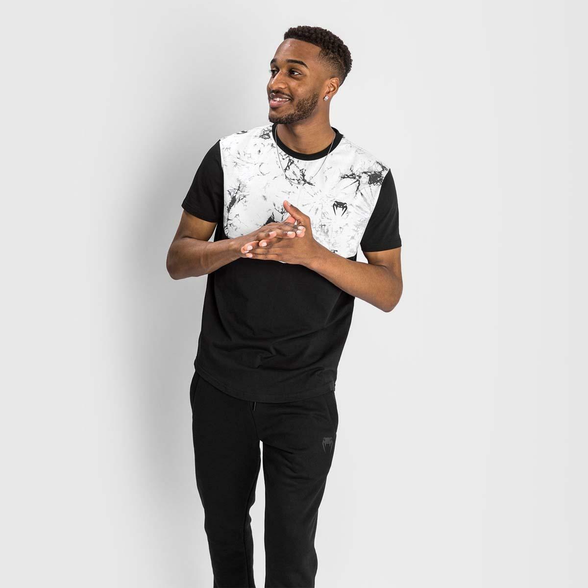 تي شيرت ليزر فينوم أسود/أبيض رخام