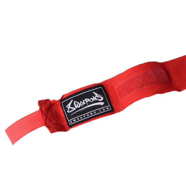 8 Weapons 3.5m Hand Wraps Red