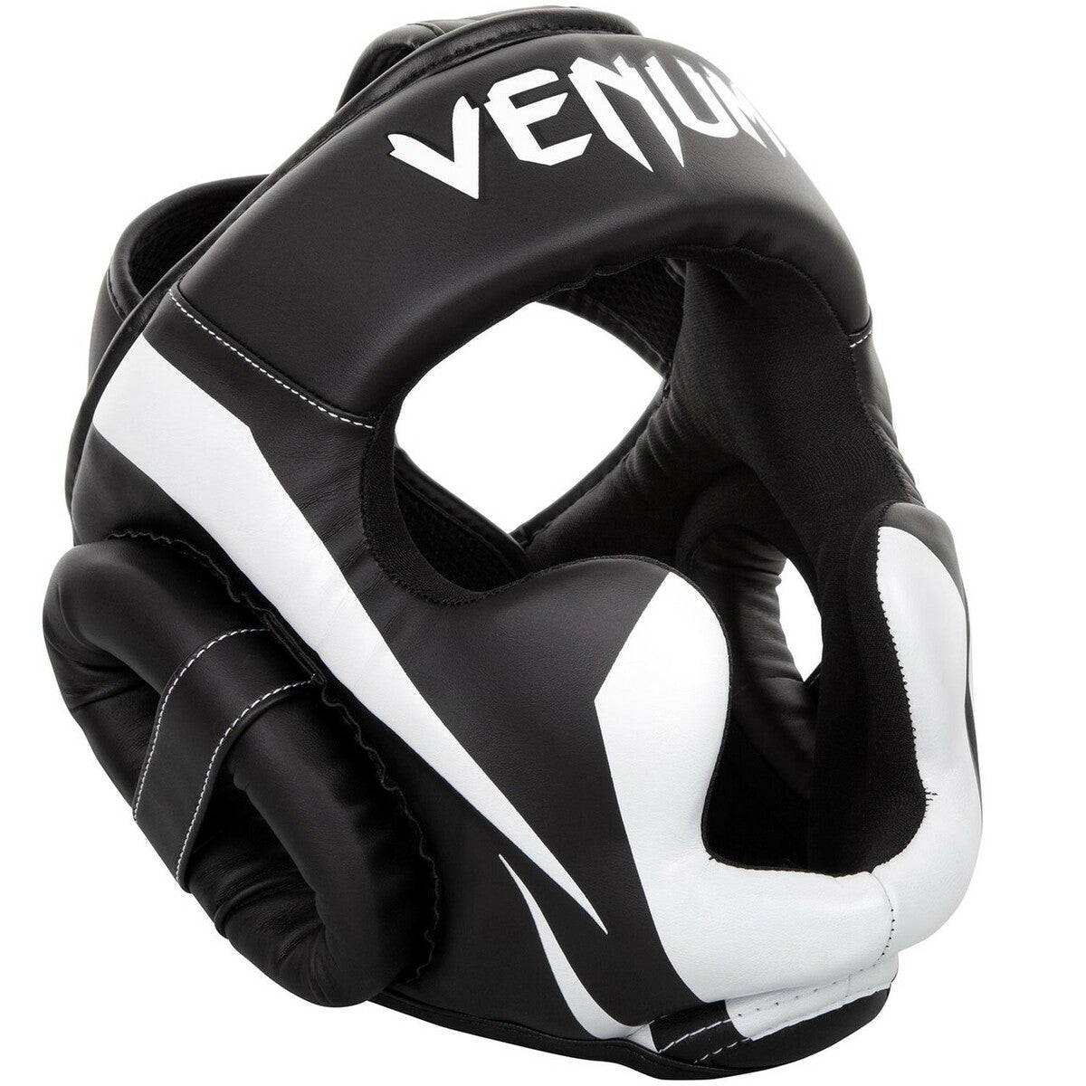 Venum Elite Head Guard Schwarz/Weiß