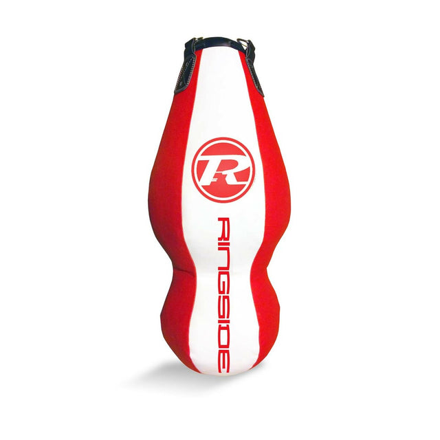 Red-White Ringside Synthetic Leather Double End Punch Bag