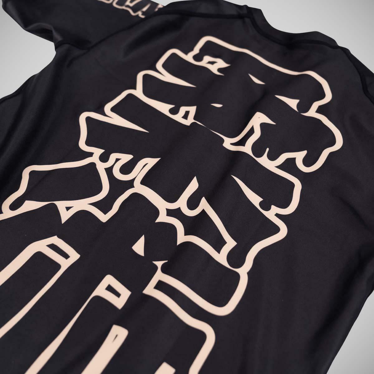 Scramble Drip Logo Rash Guard Black