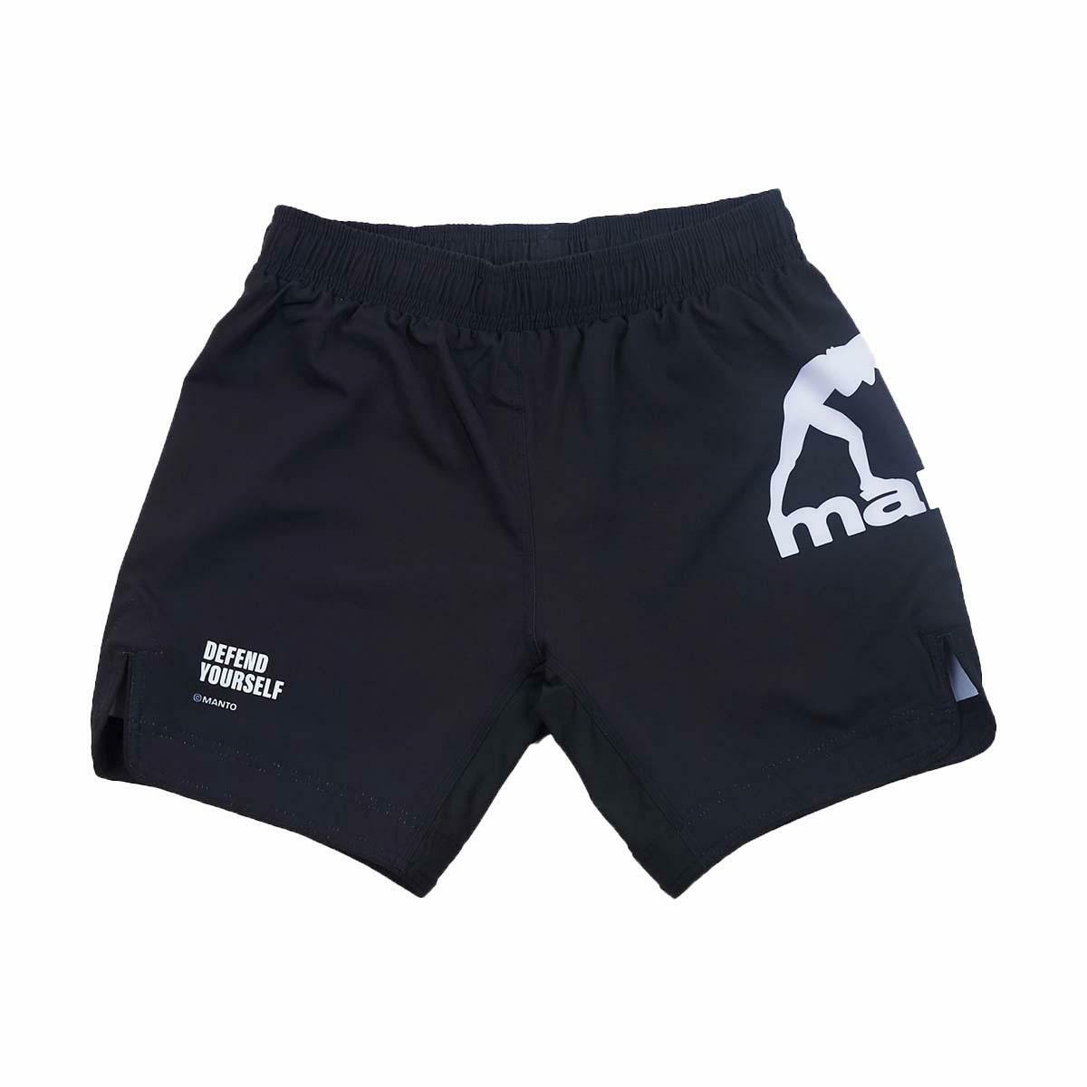 Shorts de luta essenciais do Manto Black