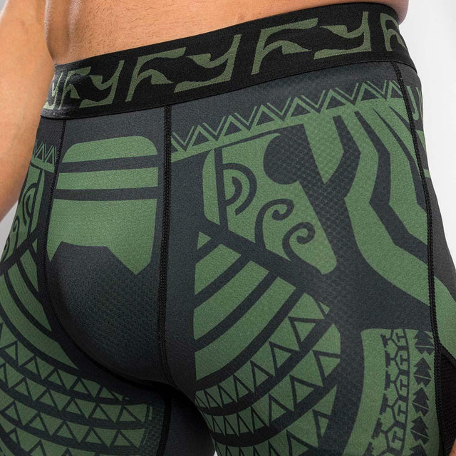 Black/Khaki Venum Nakahi Spats