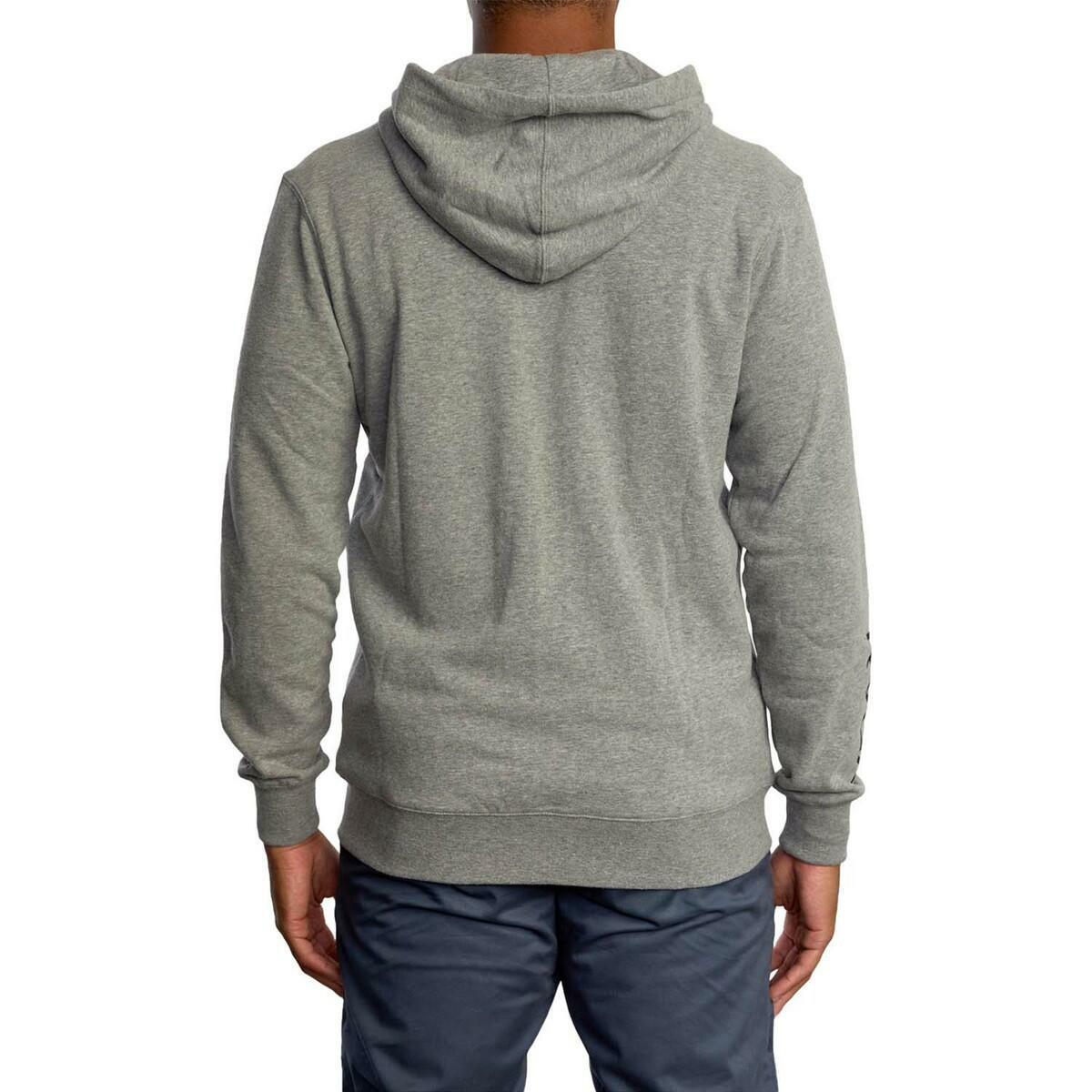 Graues RVCA Swift Reißverschluss Hoodie