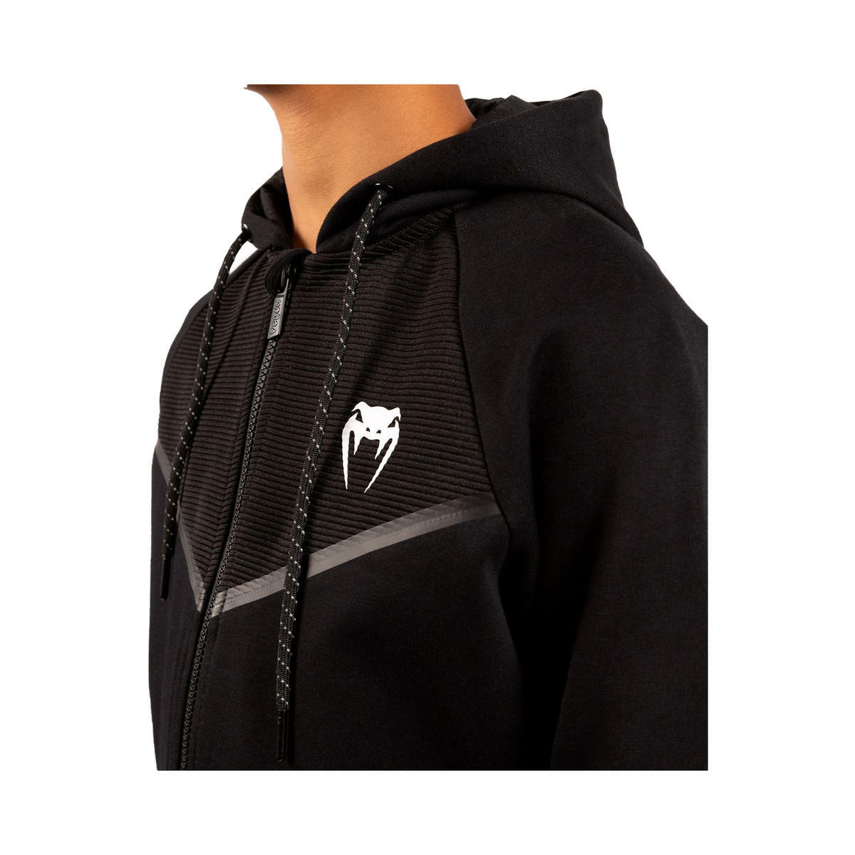 Schwarz Venum Laser Evo 2.0 Kids Hoodie