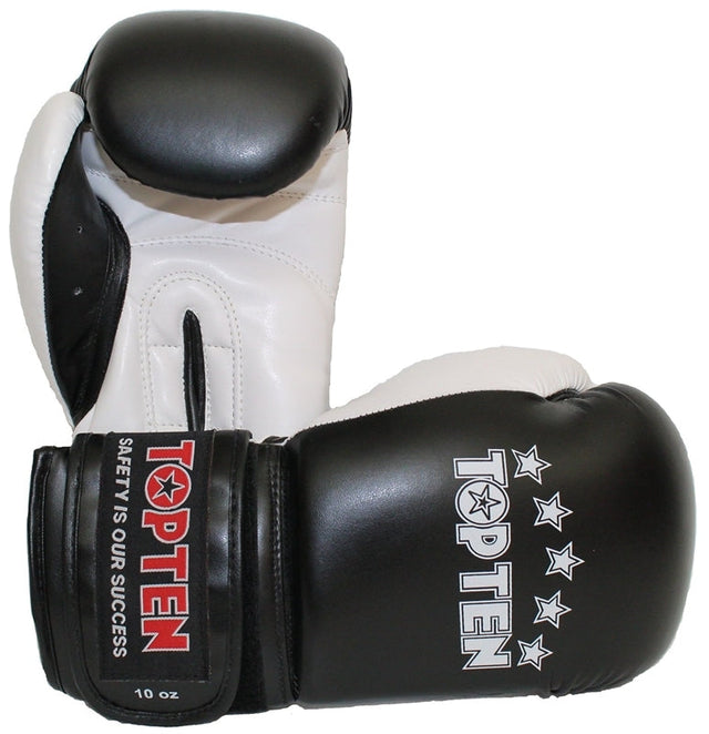 Black Top Ten Boxing Gloves NB II