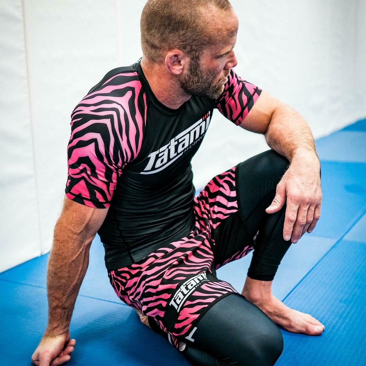 Pink Tatami Fightwear Recharge Short Sleeve Rash Guard