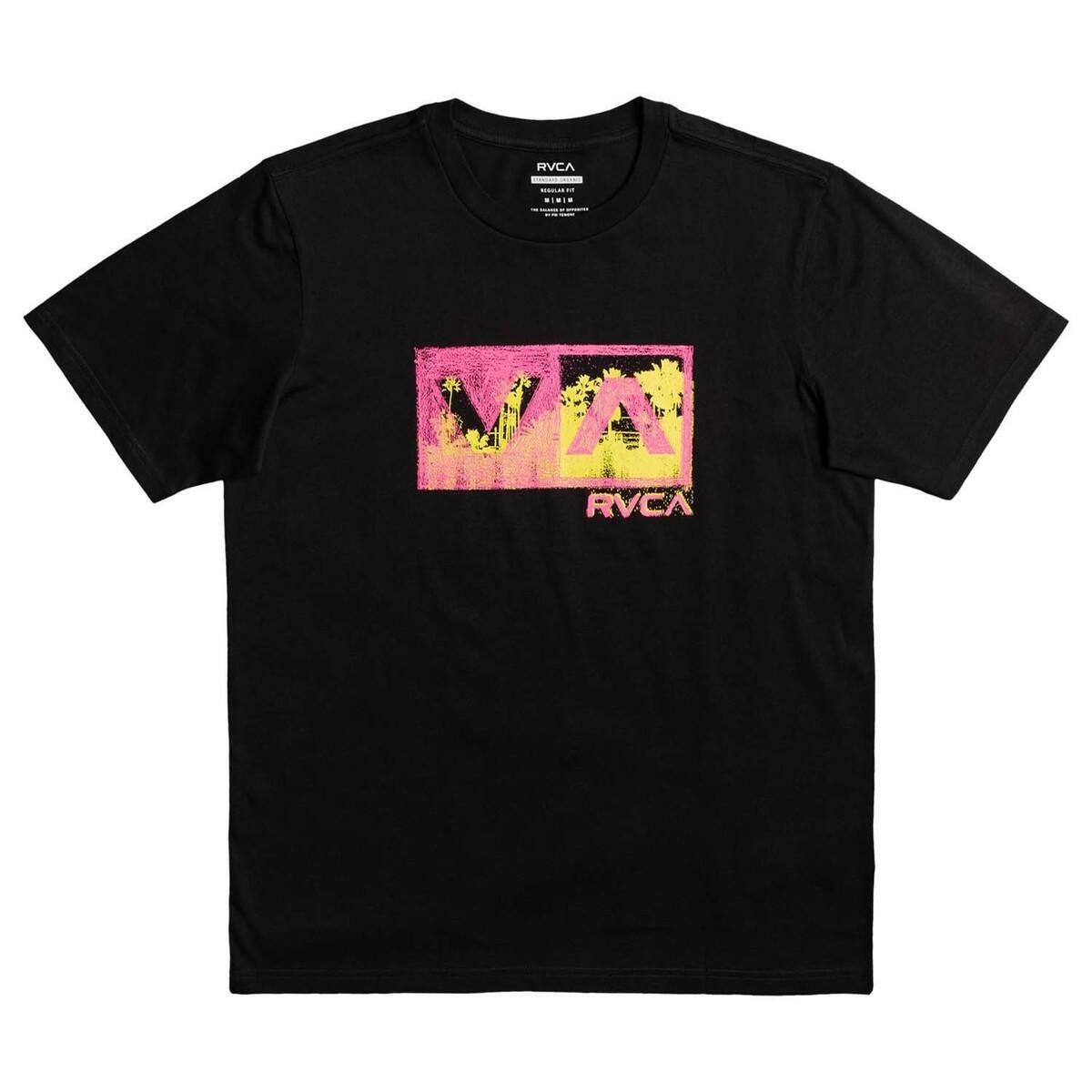 Schwarzes RVCA Balance Box T-Shirt