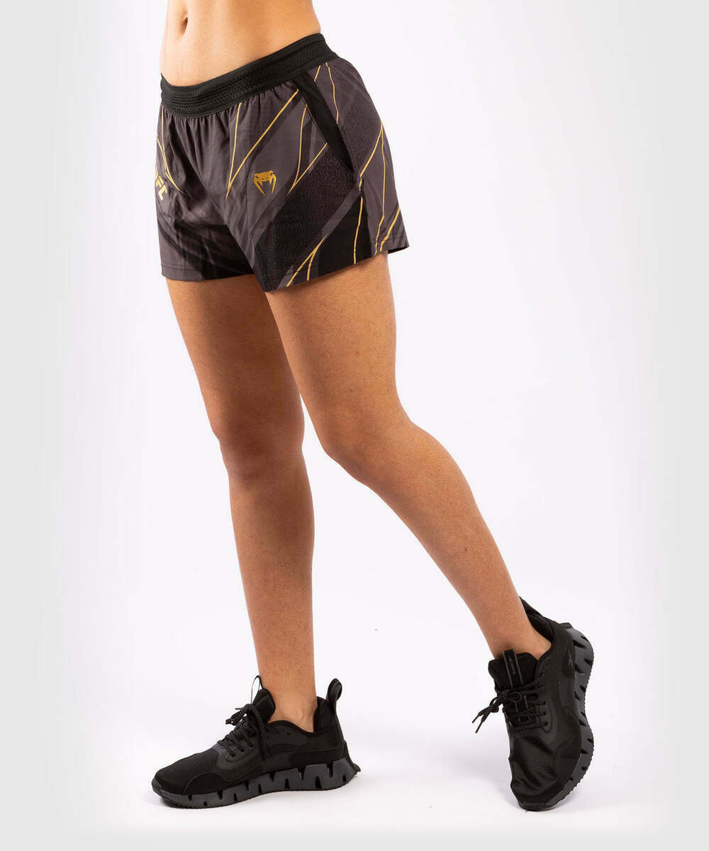 Venum ufc réplica shorts de treinamento feminino preto