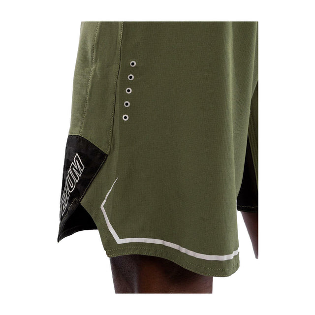 Khaki/Silver Venum Light 4.0 Fight Shorts