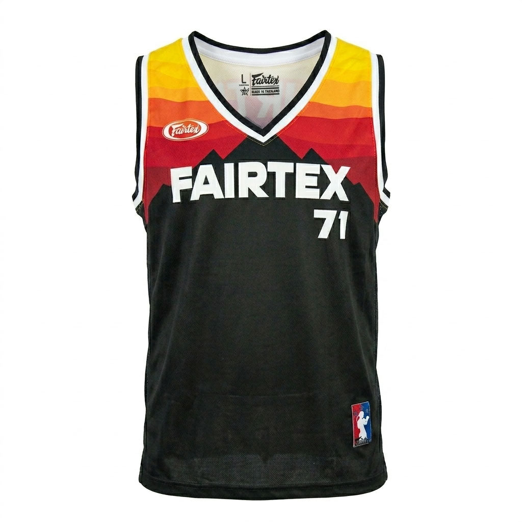 Fairtex JS26 Basketball Jersey Black/Orange