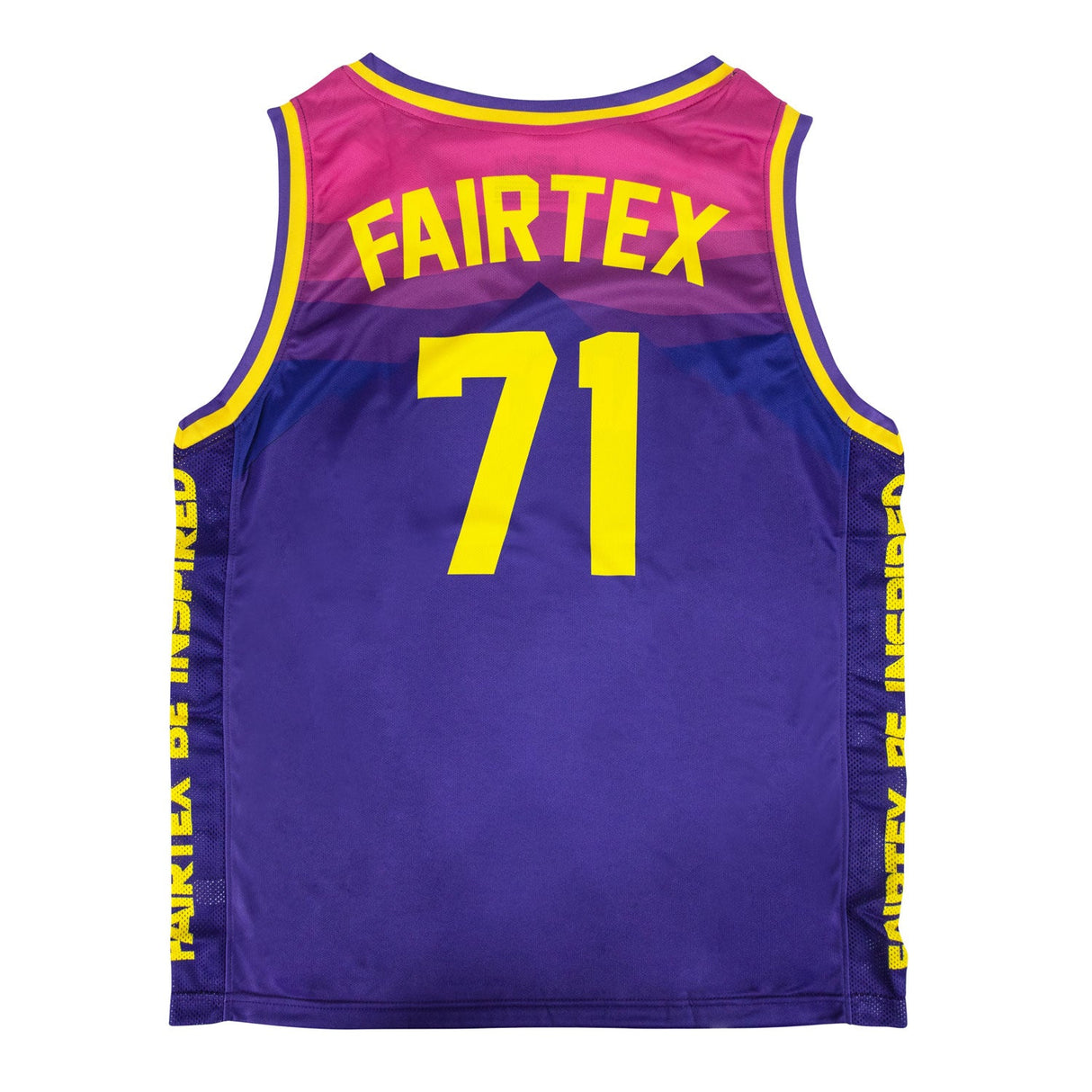 Fairtex JS26 Basketball Jersey Purple/Yellow