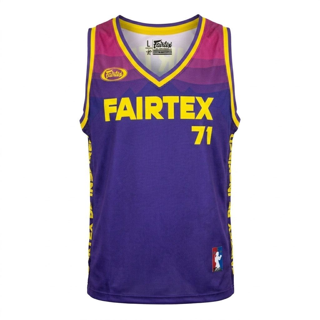 Fairtex JS26 Basketball Jersey Purple/Yellow