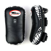 Twins Special KPL10 Curved Leather Thai Kick Pads Black