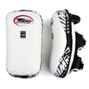 Twins Special KPL12 Deluxe Curved Leather Kick Pads White-Black