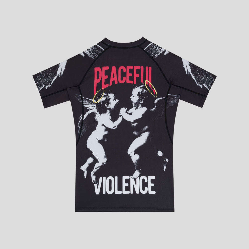 Manto Angels Rash Guard Black