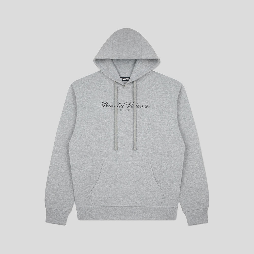 Manto Peaceful Violence Hoodie Grey