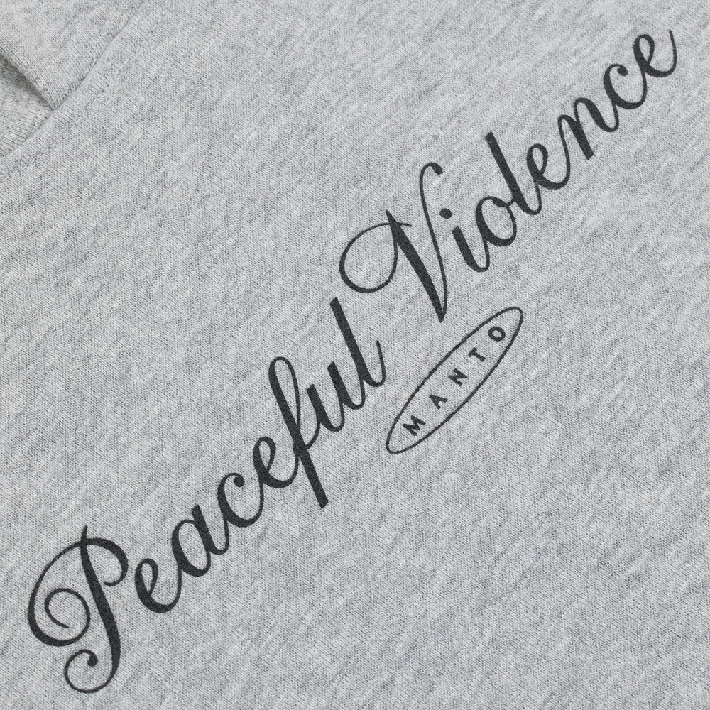 Manto Peaceful Violence Hoodie Grey