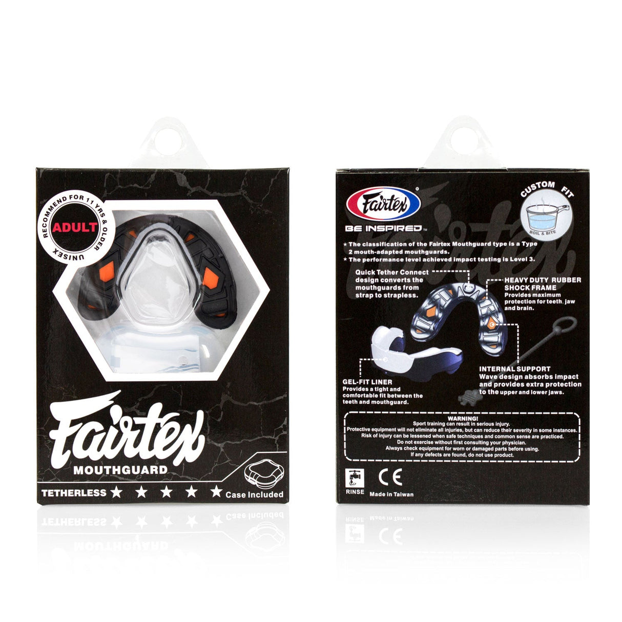 Fairtex MG3 Gel Mouthguard Black