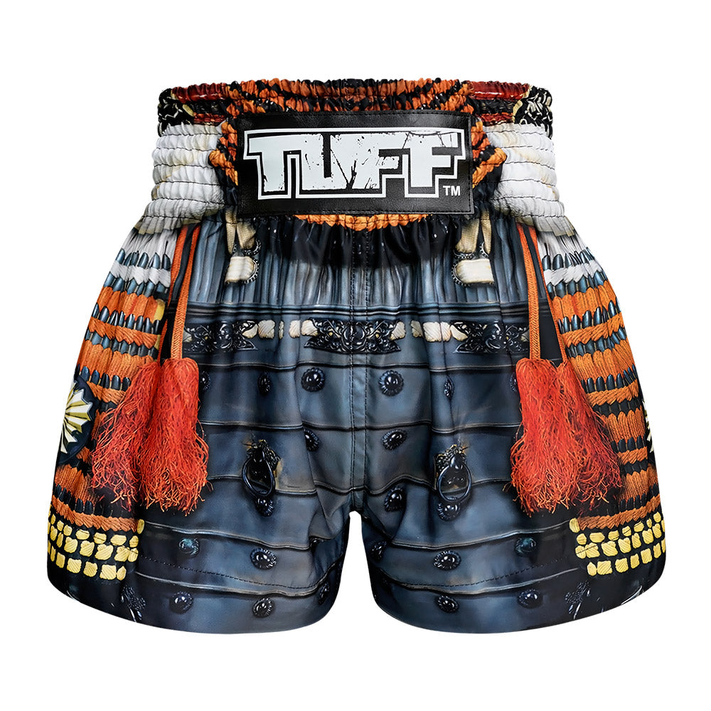 TUFF Sport MS656 The Ashigaru Muay Thai Shorts Orange - front view