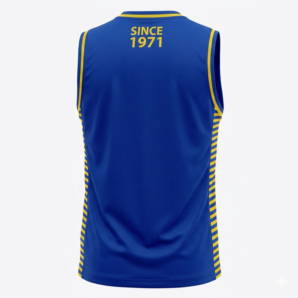 Fairtex MTT42 Tank Top Blue/Yellow