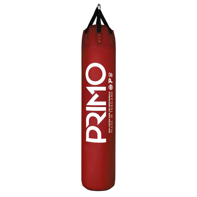 Primo Semi Leather Heavy Bag 40x180cm Un-Filled - Red