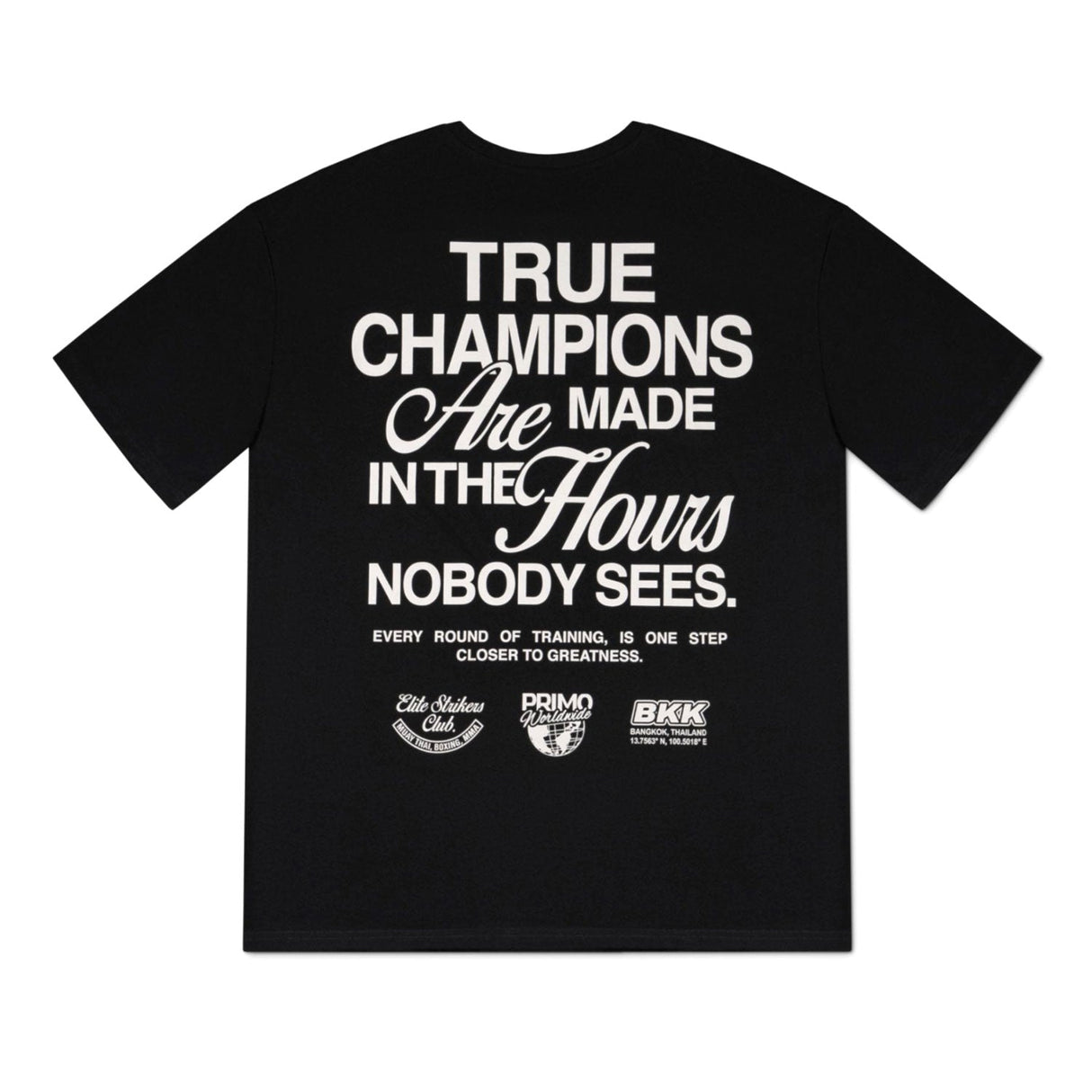 Primo True Champions T-Shirt - Black