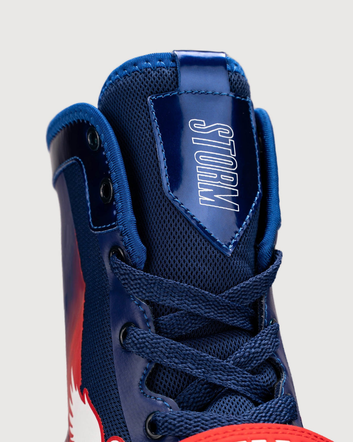 Fly Storm Boxing Boots Blue/White/Red