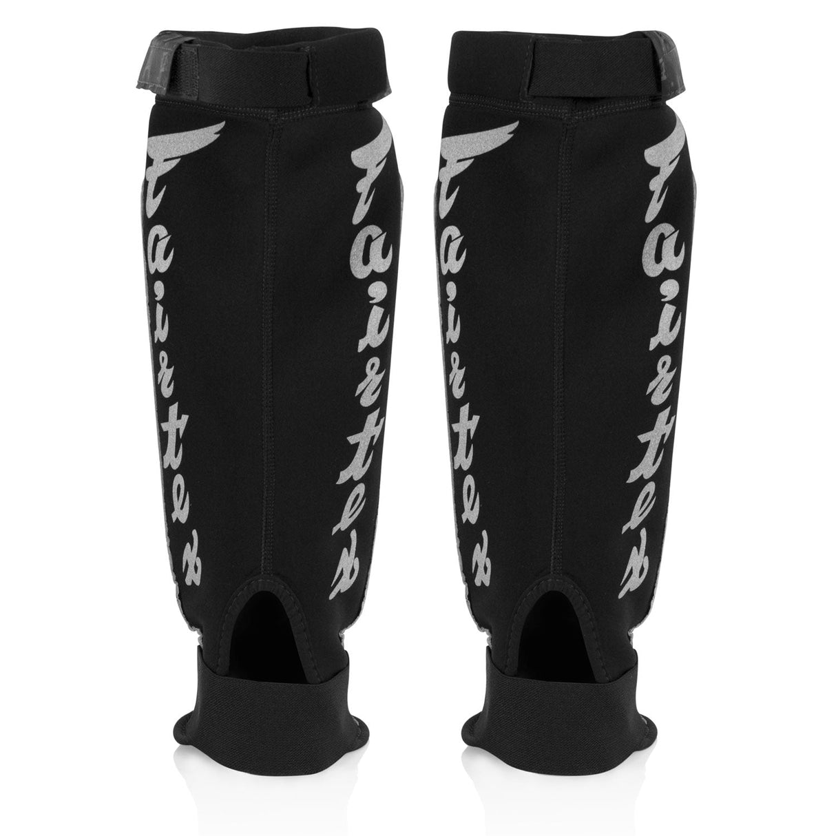 Fairtex SP6 Neoprene MMA Shin Pads Black