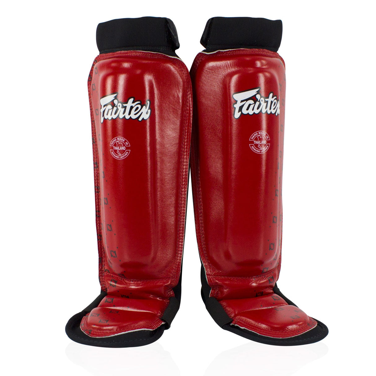 Fairtex SP6 Neoprene MMA Shin Pads Red