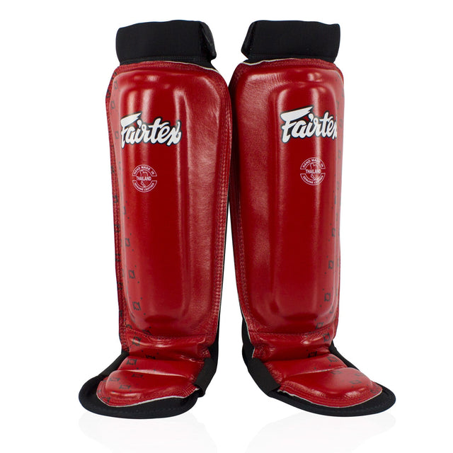 Fairtex SP6 Neoprene MMA Shin Pads Red