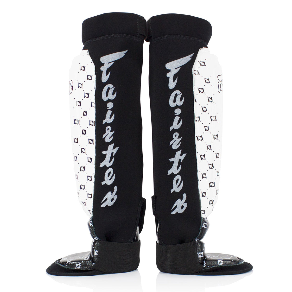 Fairtex SP6 Neoprene MMA Shin Pads White/Black
