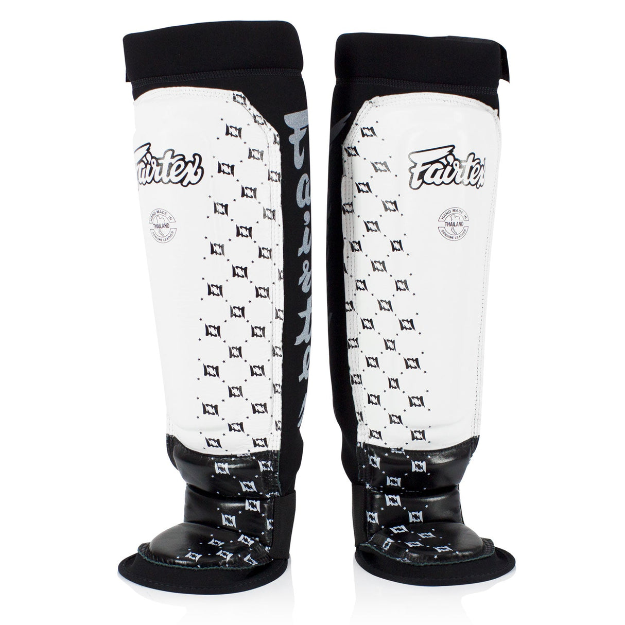 Fairtex SP6 Neoprene MMA Shin Pads White/Black