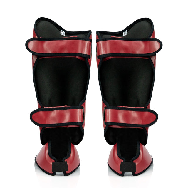 Fairtex SP9 Ultra Ergo Shin Pads Red