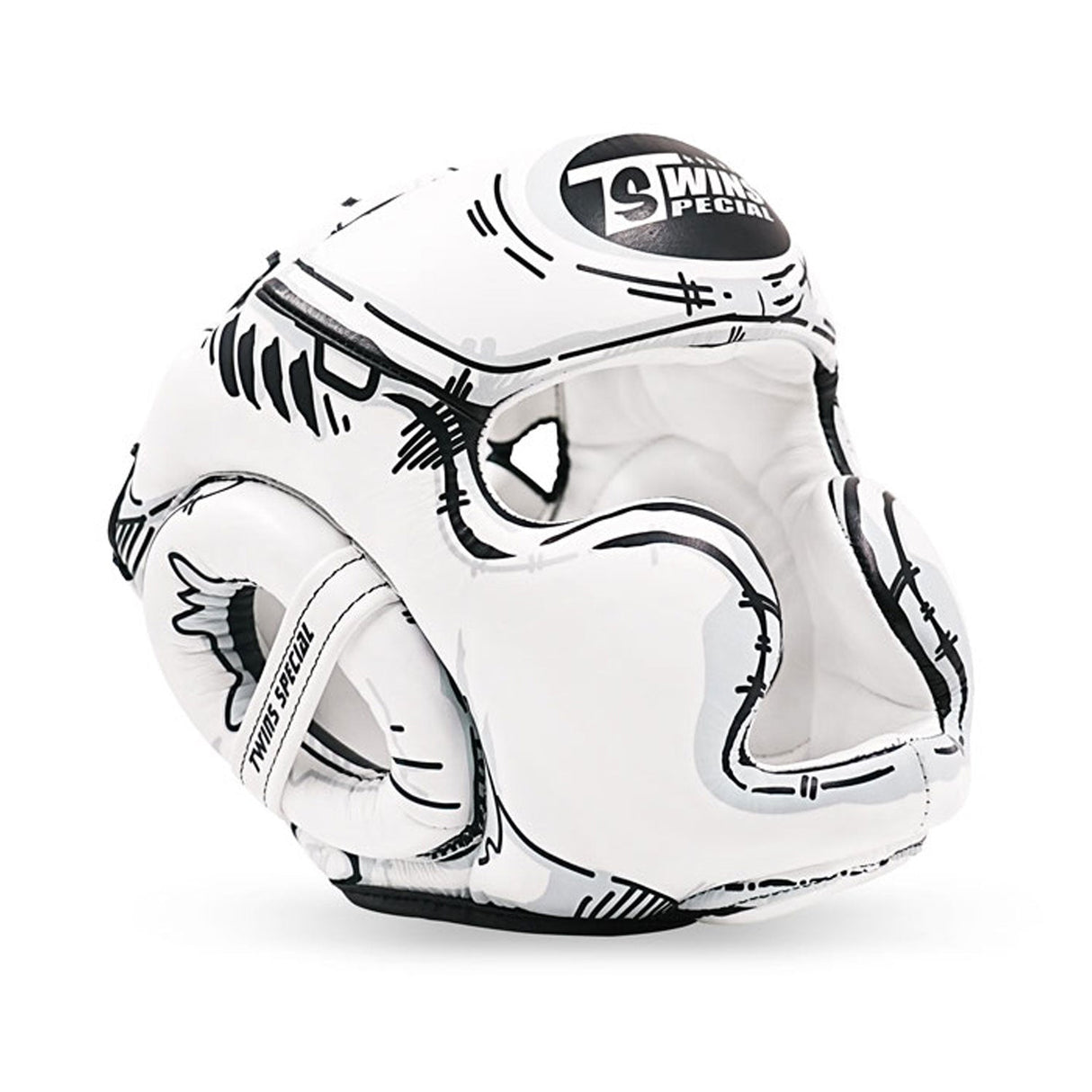 Twins Special FHGL3-66 Leather Sparring Head Guard Comic