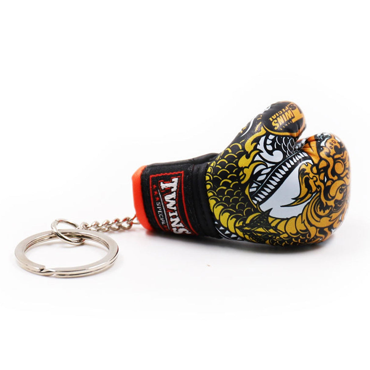 Twins Special FMBG3 Boxing Glove Keyring Nagas White-Gold