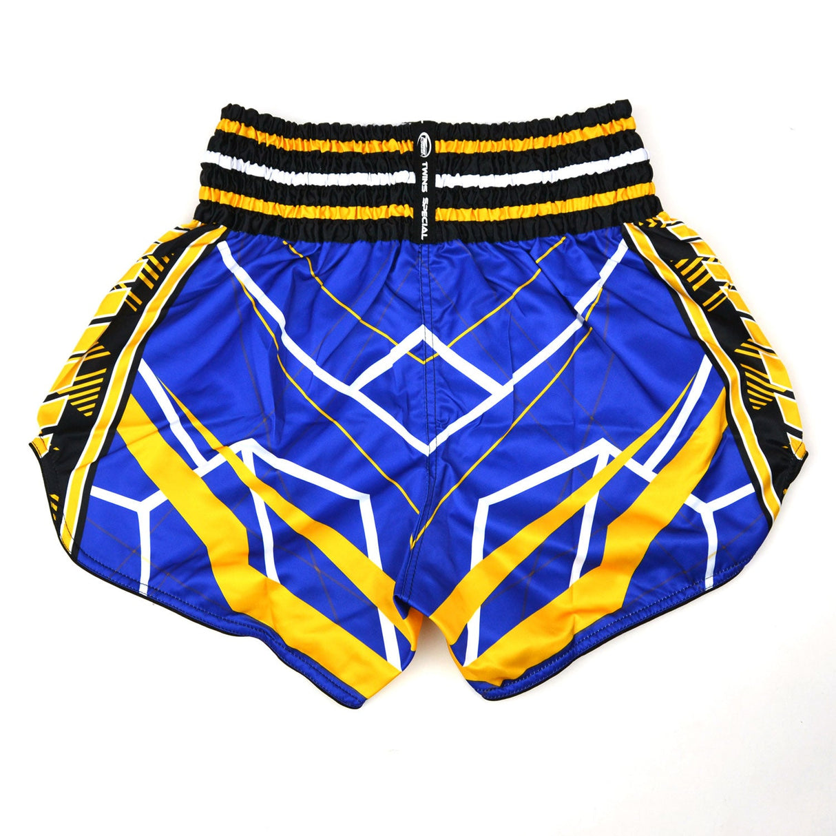 Twins Special RACING Muay Thai Shorts - Blue/Yellow