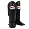 Twins Special SGL10 Leather Shin Pads Black