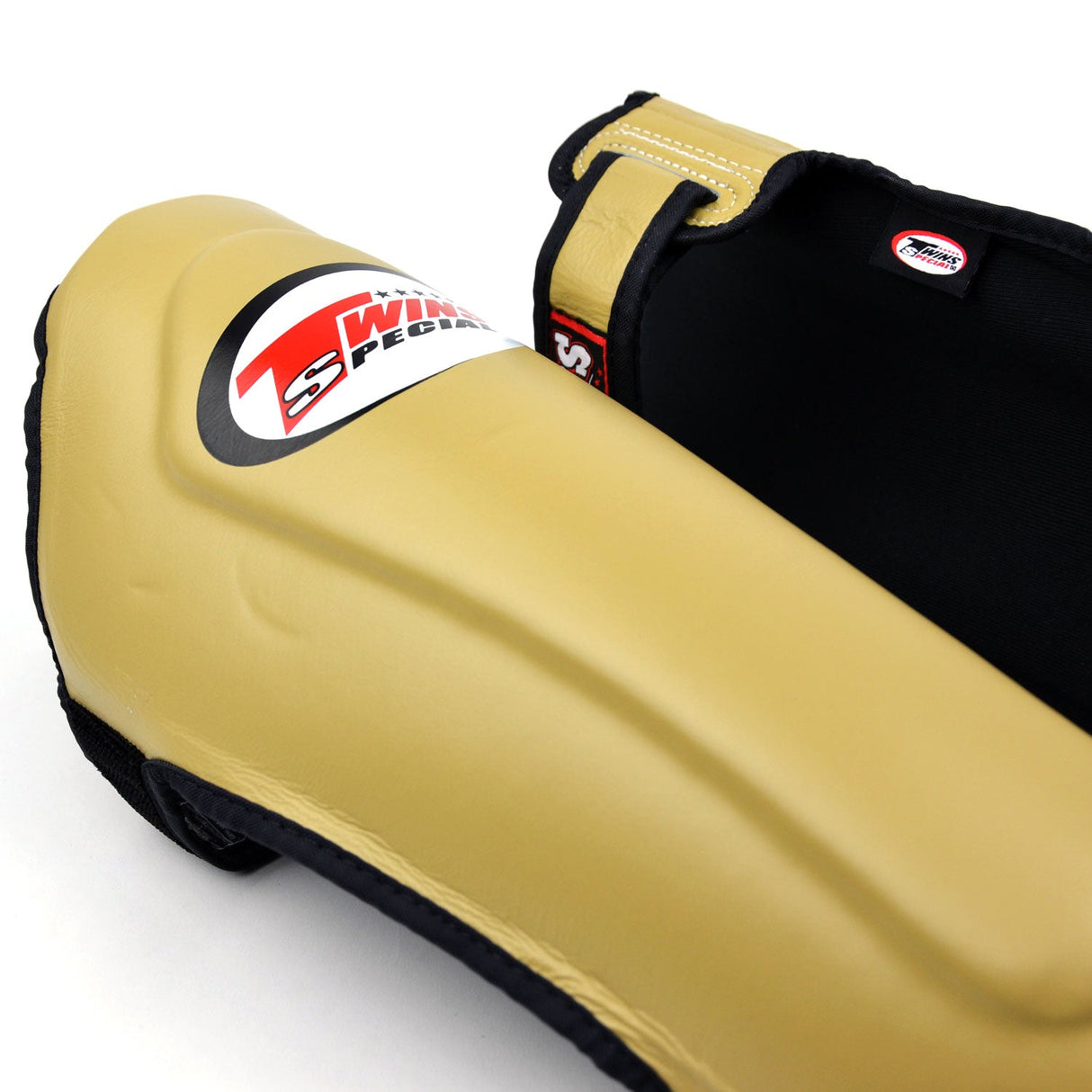 Twins Special SGL10 Leather Shin Pads Latte