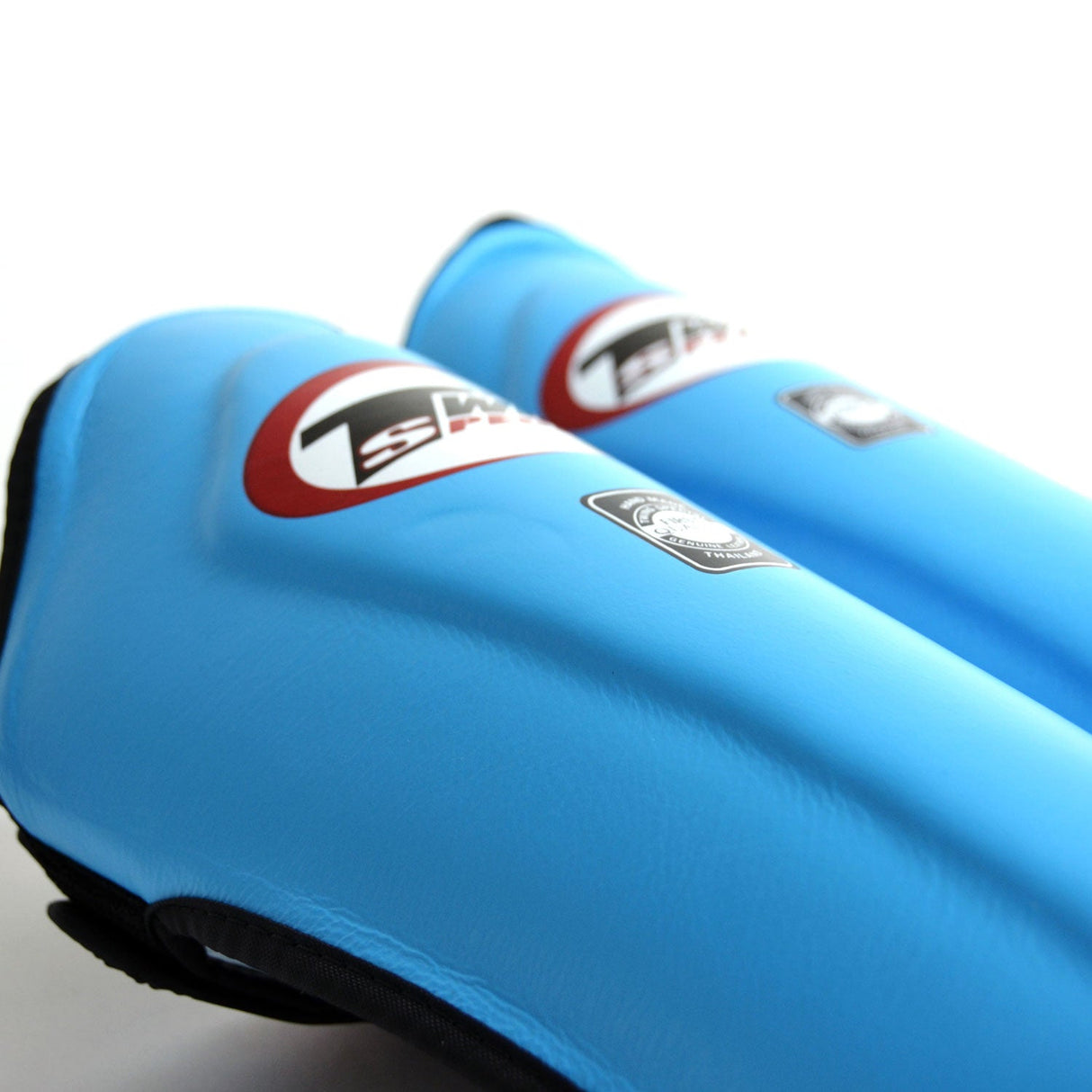 Twins Special SGL10 Leather Shin Pads Light Blue