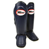 Twins Special SGL10 Leather Shin Pads Navy