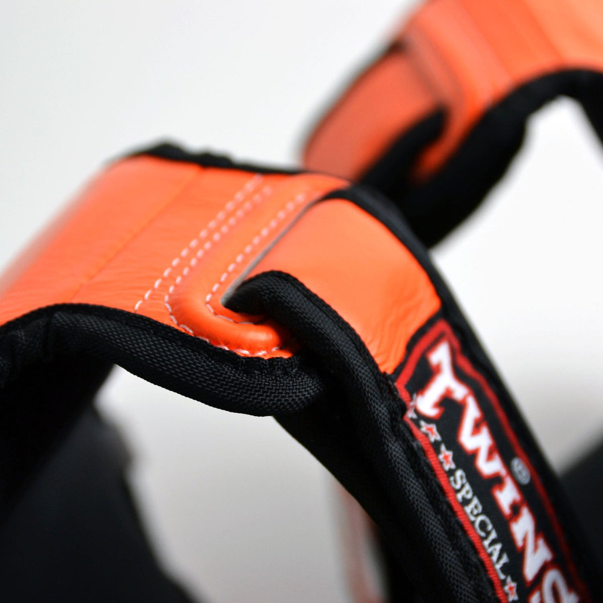 Twins Special SGL10 Leather Shin Pads Orange