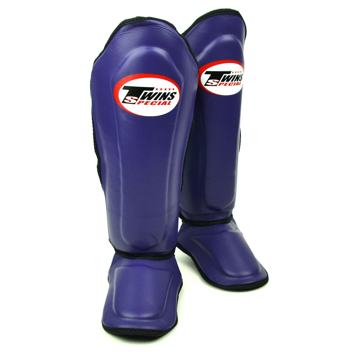 Twins Special SGL10 Leather Shin Pads Purple