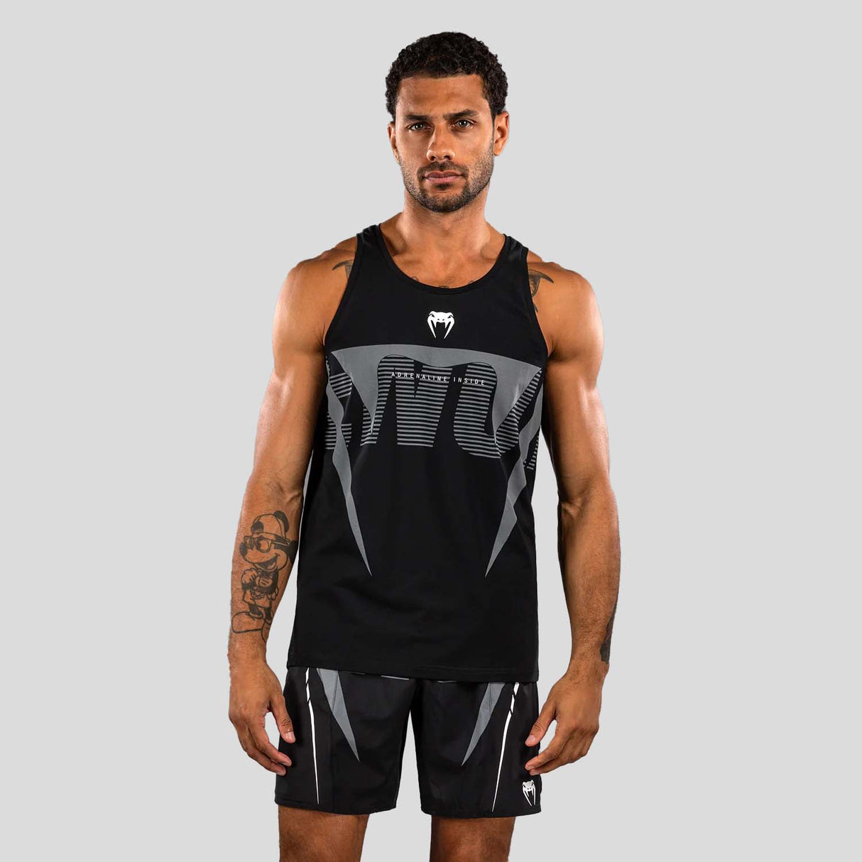 Venum Adrenaline Tank Top Black/Silver Grey