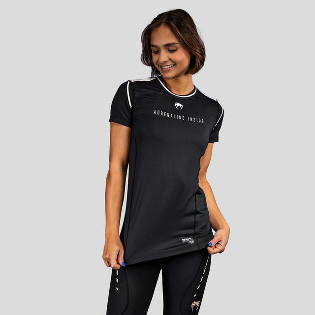 Venum Adrenaline Women's Dry-Tech T-Shirt Black/Ivory