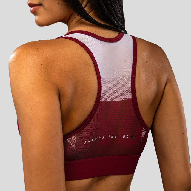 Venum Adrenaline Women's Sports Bra Burgundy/Pink